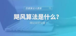 飓风算法是什么？如何应对百度飓风算法？